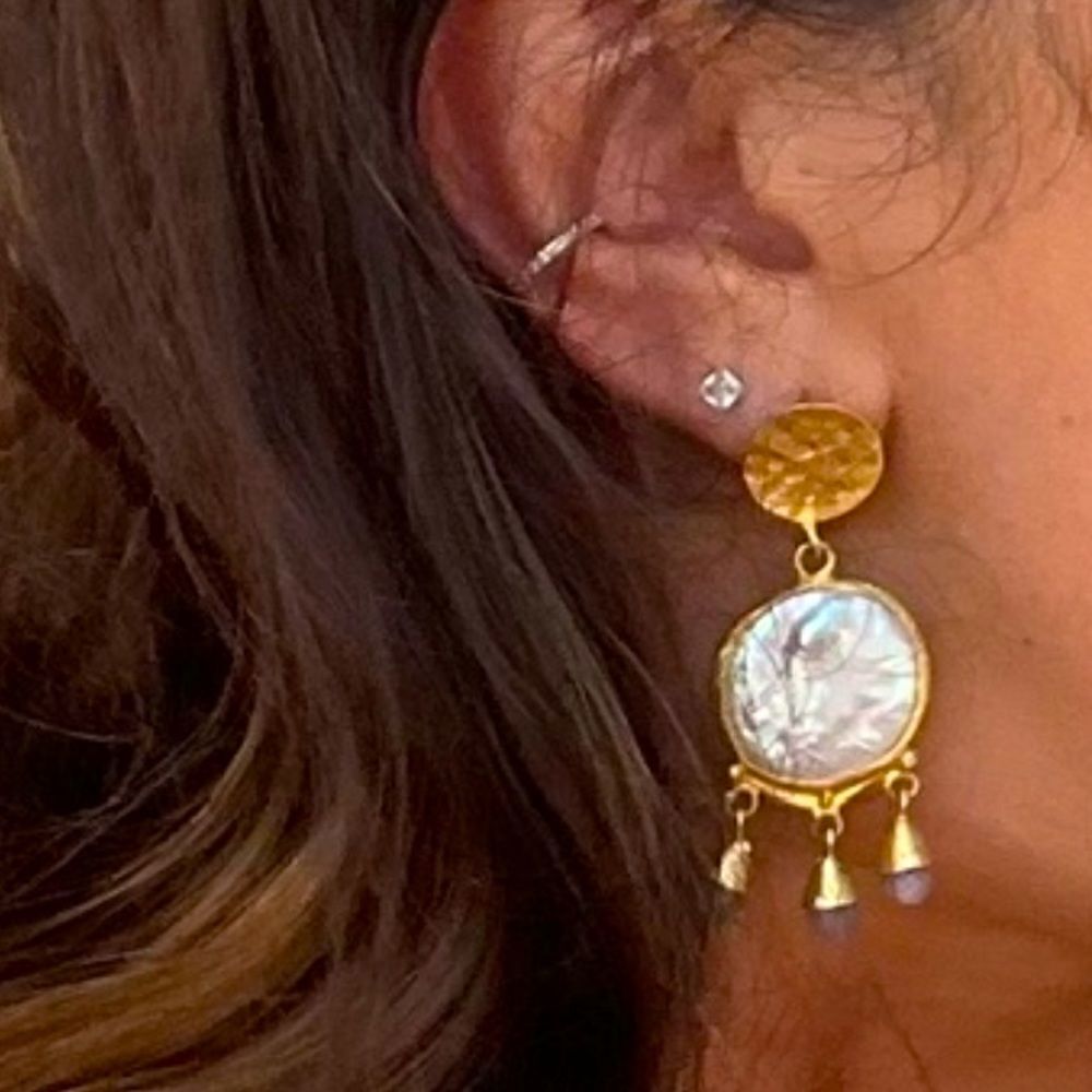 Freshwater Pearl statement earrings